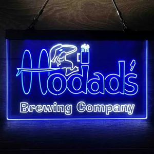 Hodad's Brewing Company Logo Neon-Like LED Sign