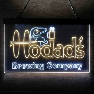 Hodad's Brewing Company Logo Neon-Like LED Sign