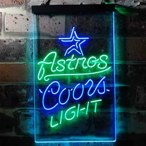 Houston Astros Coors Light Neon-Like LED Sign