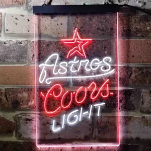 Houston Astros Coors Light Neon-Like LED Sign