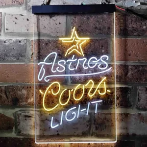 Houston Astros Coors Light Neon-Like LED Sign