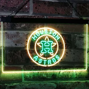Houston Astros Logo 1 Neon-Like LED Sign - Legacy Edition