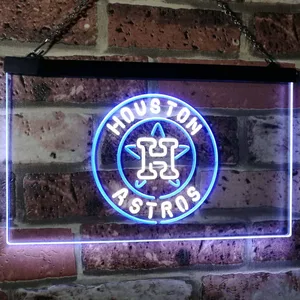 Houston Astros Logo 1 Neon-Like LED Sign - Legacy Edition