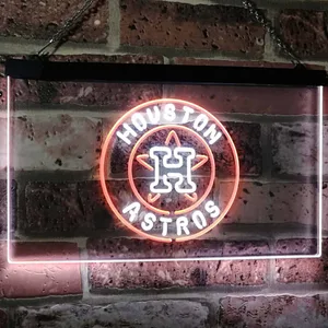 Houston Astros Logo 1 Neon-Like LED Sign - Legacy Edition
