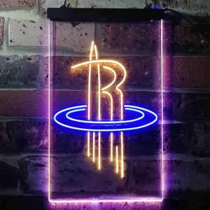 Houston Rockets Logo Neon-Like LED Sign
