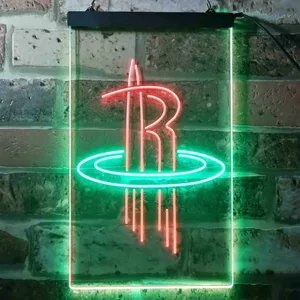 Houston Rockets Logo Neon-Like LED Sign
