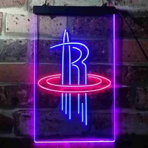 Houston Rockets Logo Neon-Like LED Sign