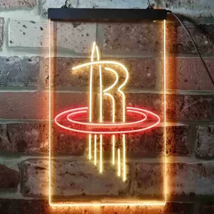 Houston Rockets Logo Neon-Like LED Sign
