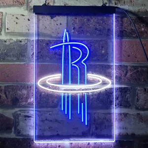 Houston Rockets Logo Neon-Like LED Sign