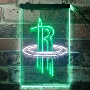 Houston Rockets Logo Neon-Like LED Sign