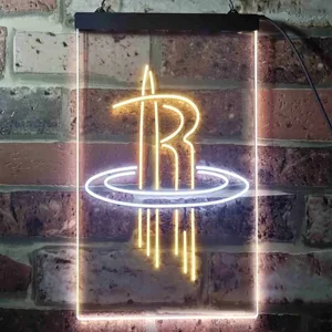 Houston Rockets Logo Neon-Like LED Sign