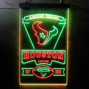 Houston Texans EST 2002 Neon-Like LED Sign