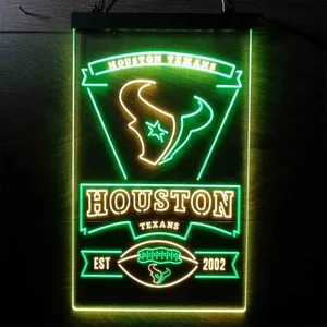 Houston Texans EST 2002 Neon-Like LED Sign