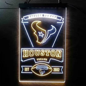 Houston Texans EST 2002 Neon-Like LED Sign