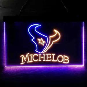 Houston Texans Michelob Neon-Like LED Sign