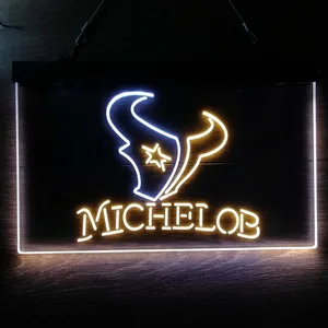 Houston Texans Michelob Neon-Like LED Sign