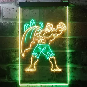 Hulk Pose Neon-Like LED Sign