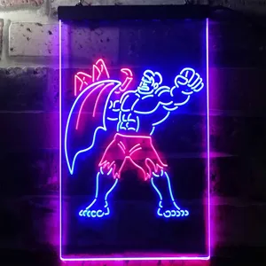 Hulk Pose Neon-Like LED Sign