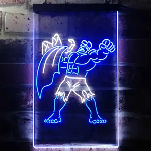 Hulk Pose Neon-Like LED Sign