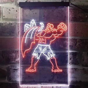 Hulk Pose Neon-Like LED Sign