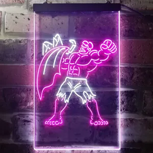 Hulk Pose Neon-Like LED Sign