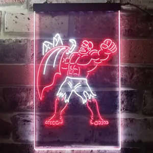 Hulk Pose Neon-Like LED Sign