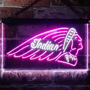 Indian Chief Neon-Like LED Sign