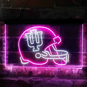 Indiana Hoosiers Helmet  Neon-Like LED Sign