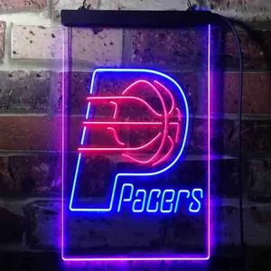 Indiana Pacers Logo Neon-Like LED Sign - Legacy Edition