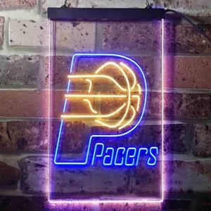 Indiana Pacers Logo Neon-Like LED Sign - Legacy Edition