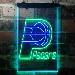 Indiana Pacers Logo Neon-Like LED Sign - Legacy Edition
