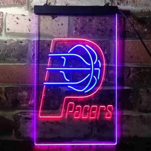 Indiana Pacers Logo Neon-Like LED Sign - Legacy Edition