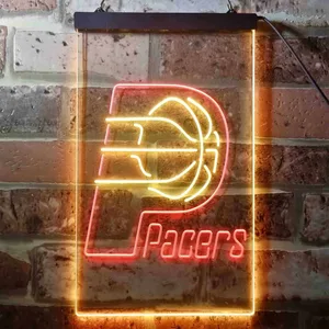 Indiana Pacers Logo Neon-Like LED Sign - Legacy Edition
