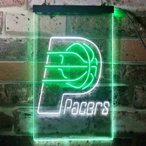 Indiana Pacers Logo Neon-Like LED Sign - Legacy Edition