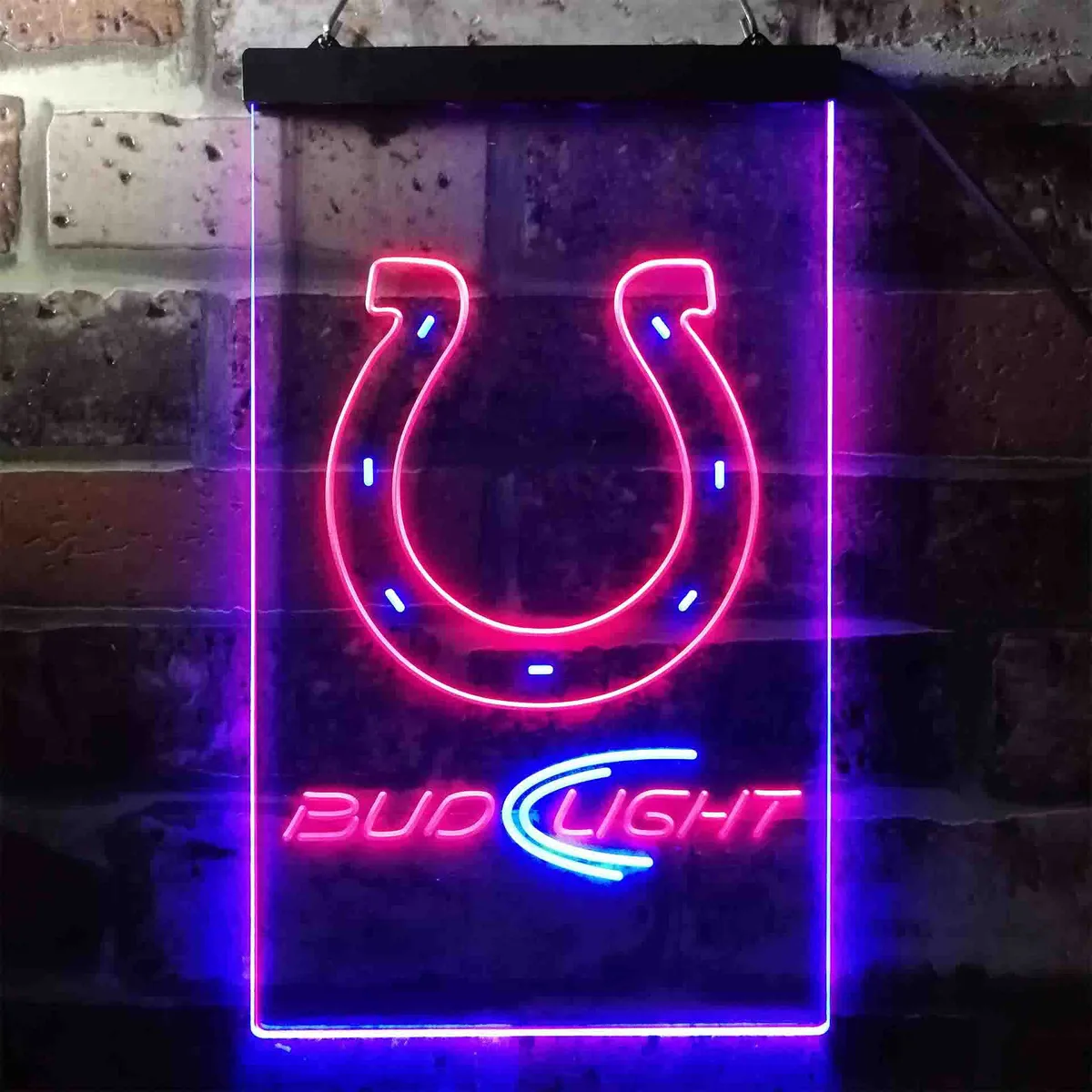 Indianapolis Colts Bud Light Neon-Like LED Sign