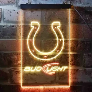 Indianapolis Colts Bud Light Neon-Like LED Sign