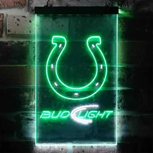 Indianapolis Colts Bud Light Neon-Like LED Sign