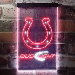 Indianapolis Colts Bud Light Neon-Like LED Sign