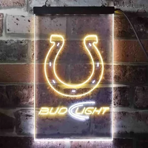 Indianapolis Colts Bud Light Neon-Like LED Sign