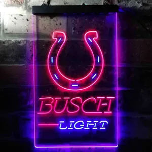 Indianapolis Colts Busch Light Neon-Like LED Sign