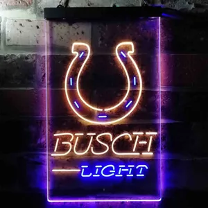 Indianapolis Colts Busch Light Neon-Like LED Sign
