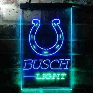 Indianapolis Colts Busch Light Neon-Like LED Sign