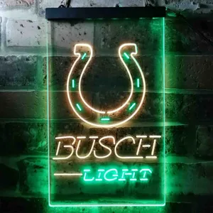 Indianapolis Colts Busch Light Neon-Like LED Sign