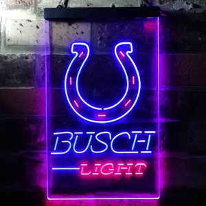 Indianapolis Colts Busch Light Neon-Like LED Sign