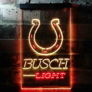 Indianapolis Colts Busch Light Neon-Like LED Sign