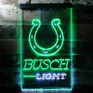 Indianapolis Colts Busch Light Neon-Like LED Sign