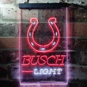 Indianapolis Colts Busch Light Neon-Like LED Sign