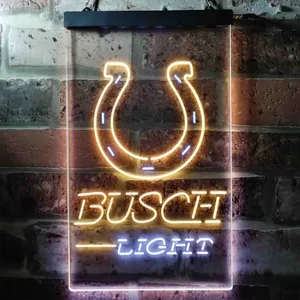 Indianapolis Colts Busch Light Neon-Like LED Sign
