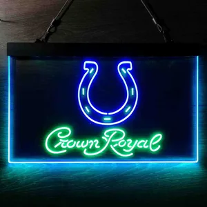 Indianapolis Colts Crown Royal Neon-Like LED Sign