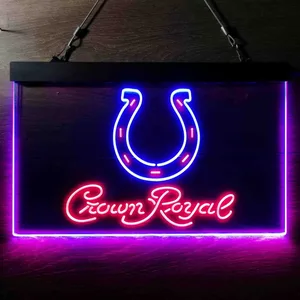 Indianapolis Colts Crown Royal Neon-Like LED Sign